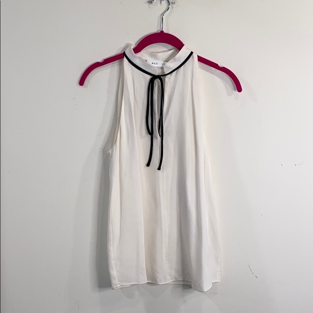A.L.C. “Ivy” tie neck blouse 2 - Picture 3 of 5